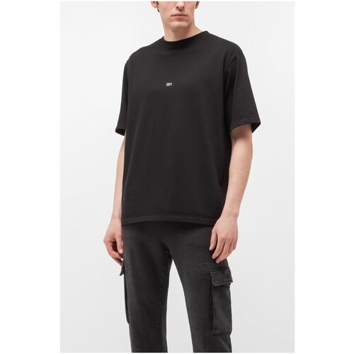 фото Футболка "001" цвет черный размер m