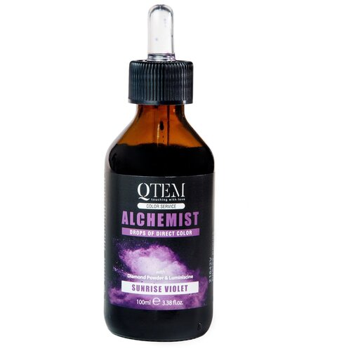 QTEM Капли прямого действия Alchemict, фиолетово-розовый, 100 мл, 100 г