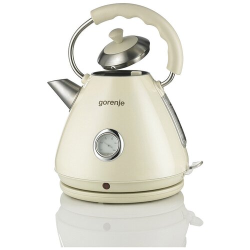 Элегантный чайник электрический GORENJE бежевого цвета чайник электрический для квартиры из пищевого металла 719000₽