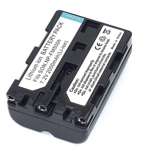 Аккумуляторная батарея для фото и видеокамеры Sony DSLR-A100 (NP-FM500H) 7,2V 2000mAh видеорегистратор slimtec alpha xs staxspl32