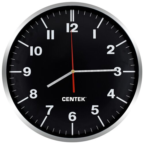 Часы CENTEK СТ-7100 красный настенные