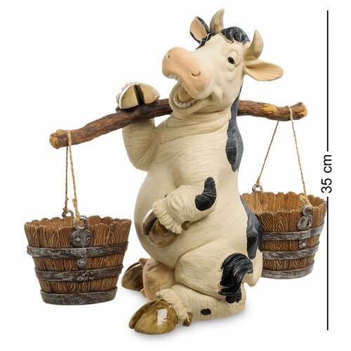 Фигура-кашпо Бурёна с коромыслом (Sealmark) GG-4709-LD 113-90948