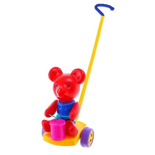 Каталка с барабаном Медведь PL7074 268584