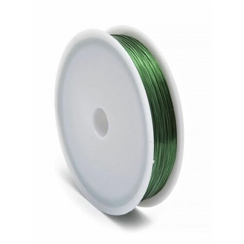 Проволока для рукоделия 0,3 мм 50 м.*зеленая*