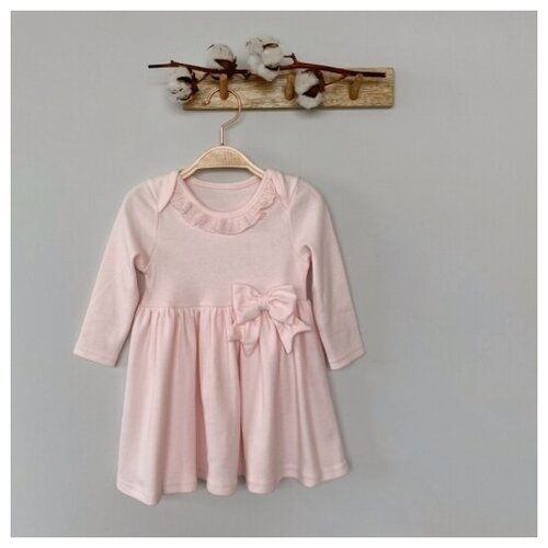 фото Платье-солнце littlestar, хлопок, размер 80, розовый