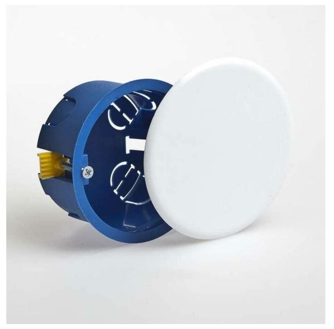 фото Распаячная коробка D80 глубина 45мм г/картон с/у