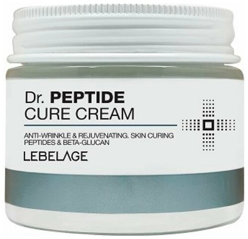 Крем для лица омолаживающий с пептидами Lebelage Dr.Peptide Cure Cream, 70 мл