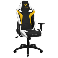 Компьютерное кресло ThunderX3 XC3 игровое, обивка: искусственная кожа/текстиль, цвет: bumblebee yellow