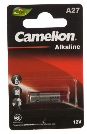 Батарейки Camelion LR27A BL-5 Mercury Free