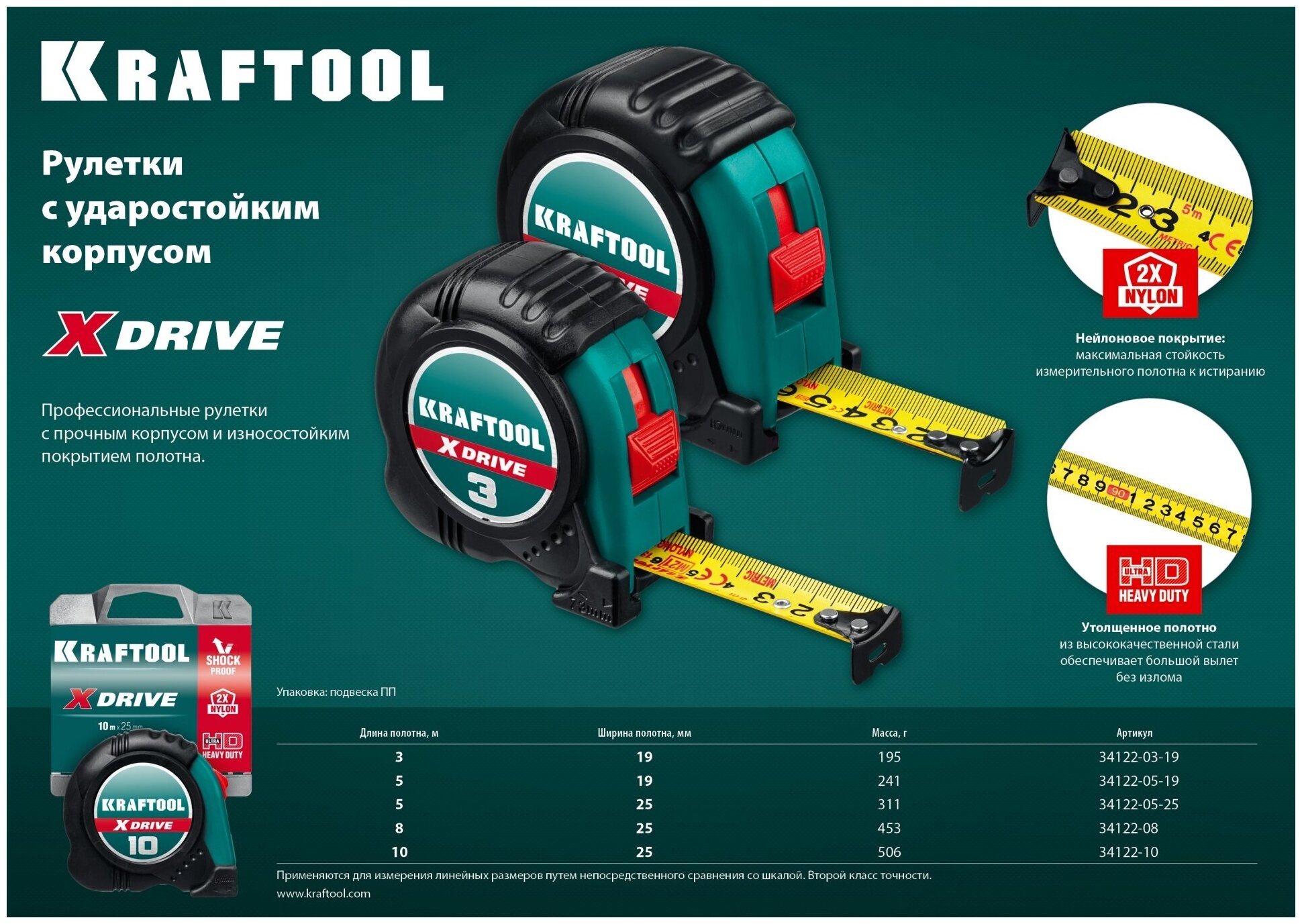 Рулетка Kraftool - фото №8