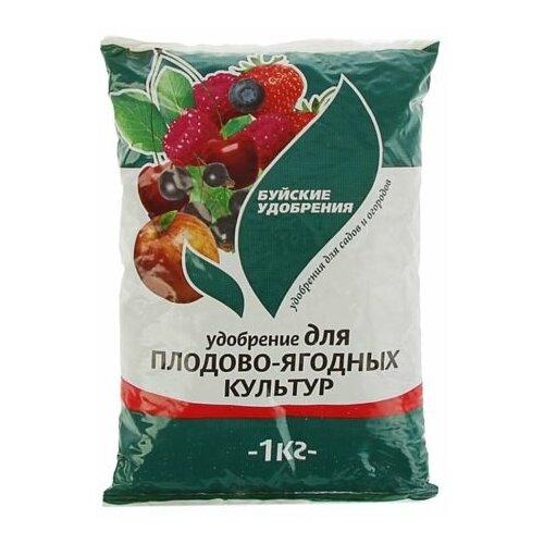 удобрение для плодово ягодных культур буйские удобрения 1 кг Удобрение минеральное Буйские удобрения, Для плодово-ягодных культур, 1 кг