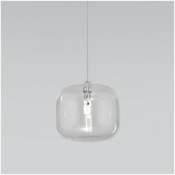 Подвесной светильник со стеклянным плафоном Eurosvet Jar 50129/1, цвет хром
