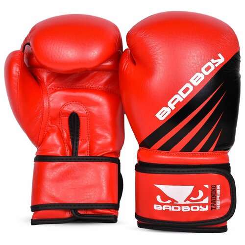 Боксерские перчатки Bad Boy Training Series Impact Boxing Gloves - Red/Black 12 унций