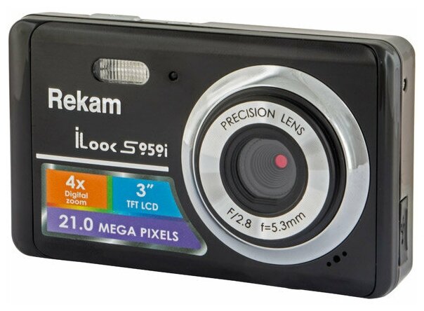 Фотоаппарат компактный Rekam iLook S959i Black