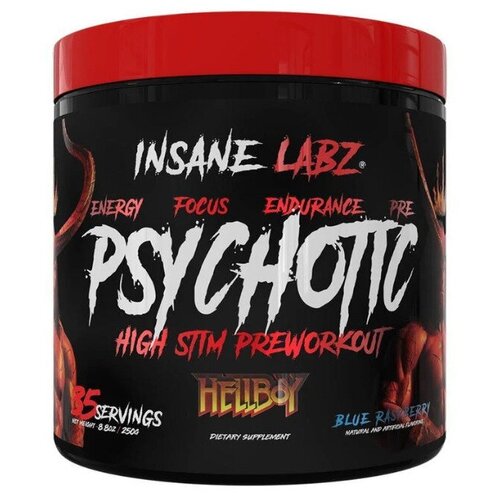 Insane Labz Psychotic Hellboy Edition New Formula 250 insane labz psychotic hellboy edition 250 г лимонад