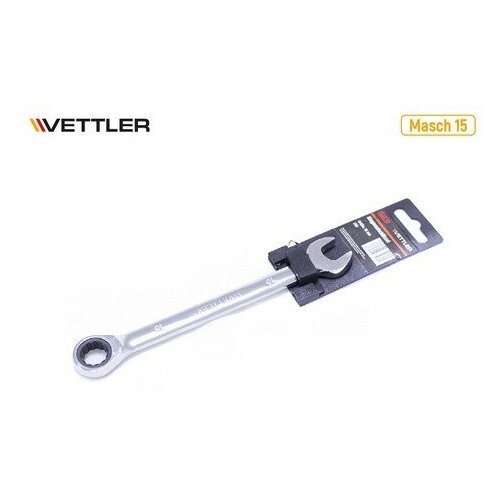 VETTLER Ключ комбинированный 15 мм трещоточный (VETTLER)