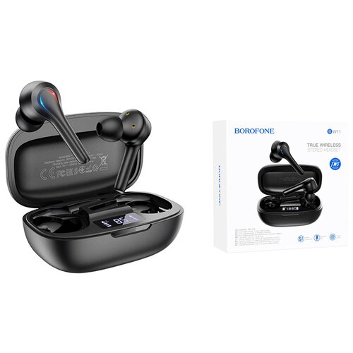 Наушники внутриканальные Borofone BW11 Graceful sound Bluetooth TWS цвет белый 135200₽