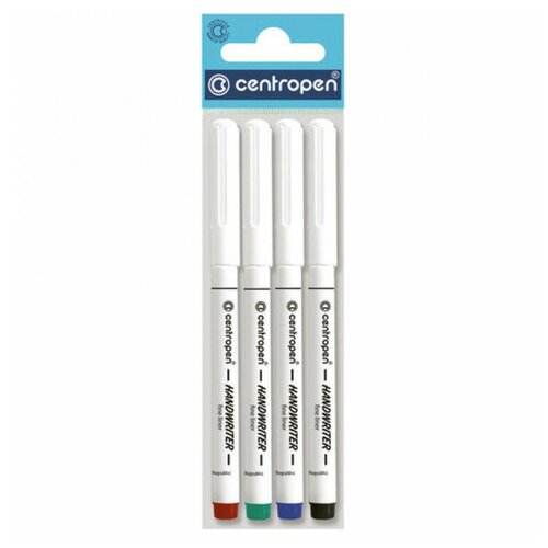Ручки капиллярные (линеры) 4 цвета CENTROPEN 