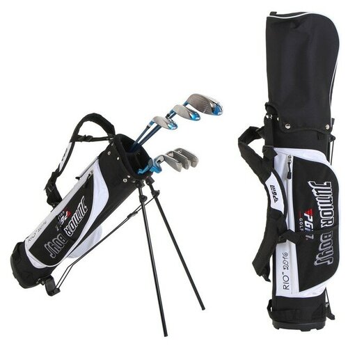 Сумка для гольфа PGM JUNIOR BOYS, детская, 5-12 лет, с подставкой новая высококачественная сумка для гольф клубов 3 цвета на выбор 9 5 дюйма сумка для гольф клубов