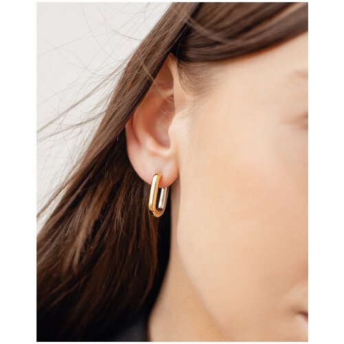 Серьги конго JIWA, золотой, серебряный