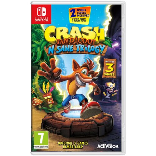 Игра Crash Bandicoot N-Sane Trilogy для Nintendo Switch, картридж, все страны crash bandicoot n sane trilogy nintendo switch английский язык