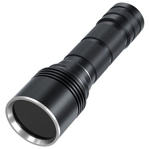 фото Мощный ультрафиолетовый 365nm фонарь 20w со стеклом вуда с аккумулятором filin