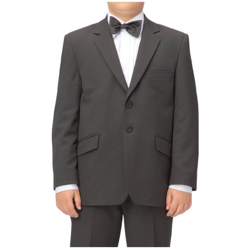Школьный пиджак Инфанта, однобортный, размер 152/80, серый