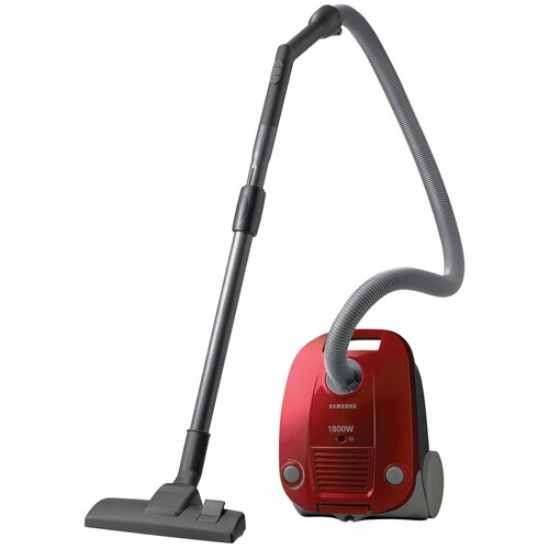 Пылесос SAMSUNG VCC4181V37XEV с пылесборником 1800 Вт мощность всасывания 350 Вт красный 1442700₽