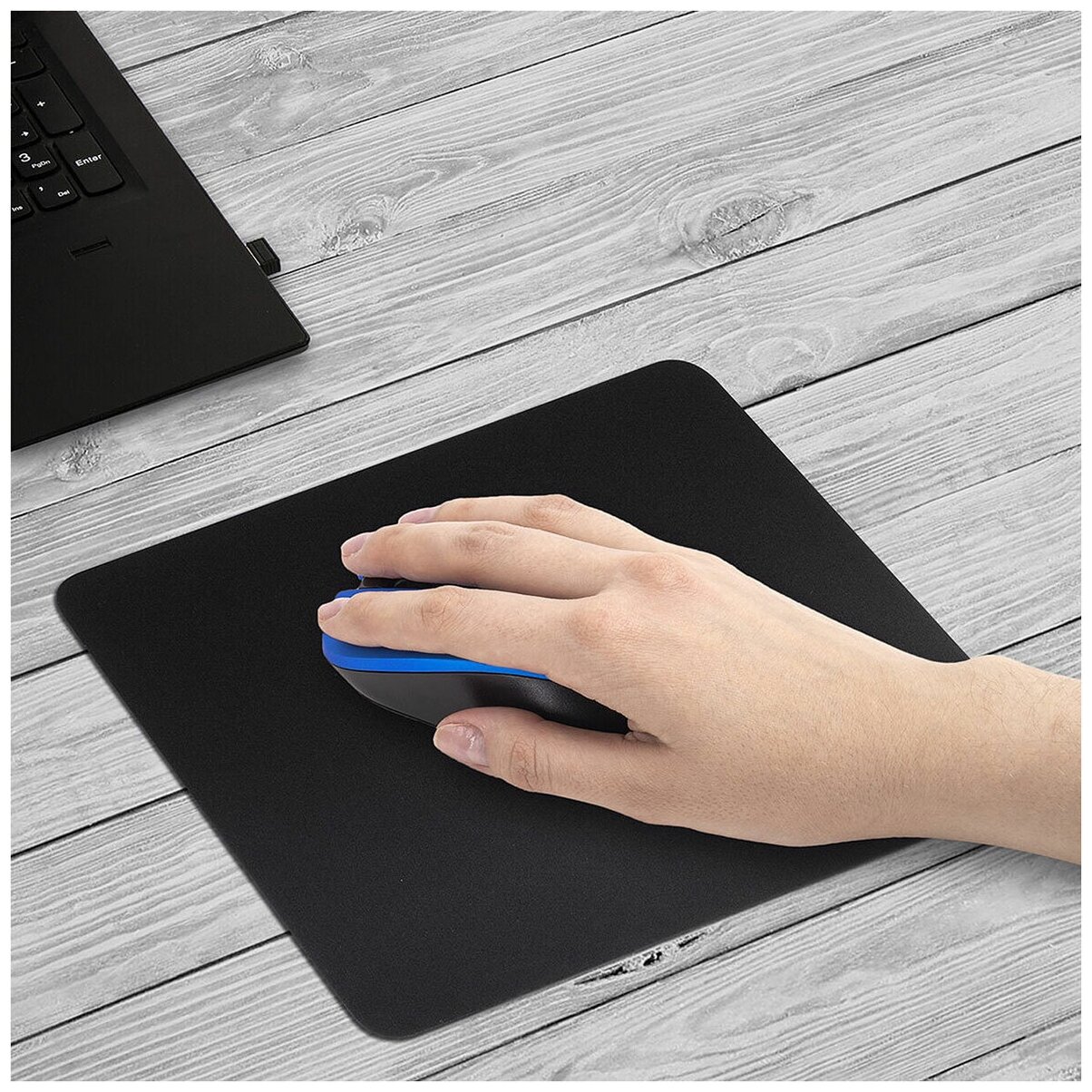 Мышь беспроводная с бесшумным кликом SONNEN V18 USB 80012001600 dpi 4 кнопки синяя 513515 513515