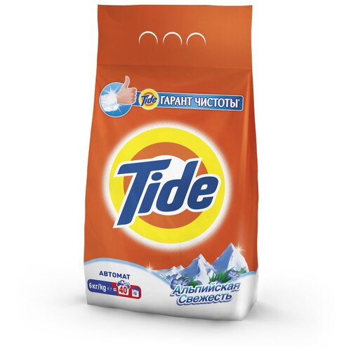 Порошок стиральный Tide автомат альпийская свежесть, 6 кг - Procter and Gamble