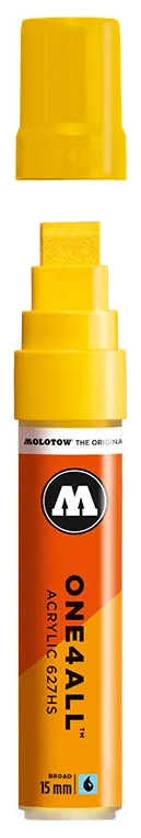 Акриловый маркер Molotow 627HS One4All 15 мм 627201 (006) zinc yellow желтый 15 мм