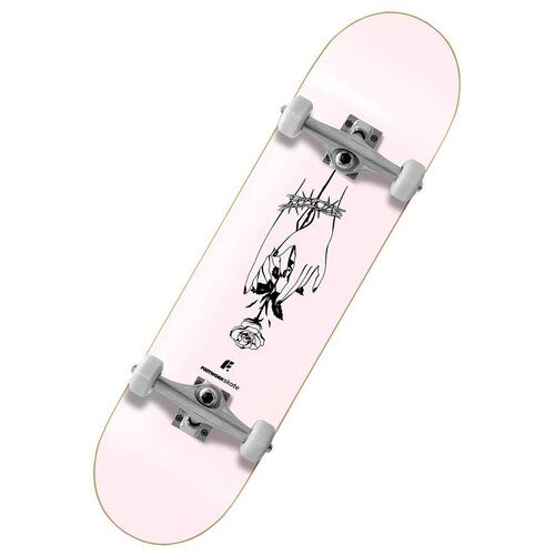 Скейтборд Footwork Rose 31.5, 31.5x8, розовый скейтборд в сборе детский footwork t rex mid