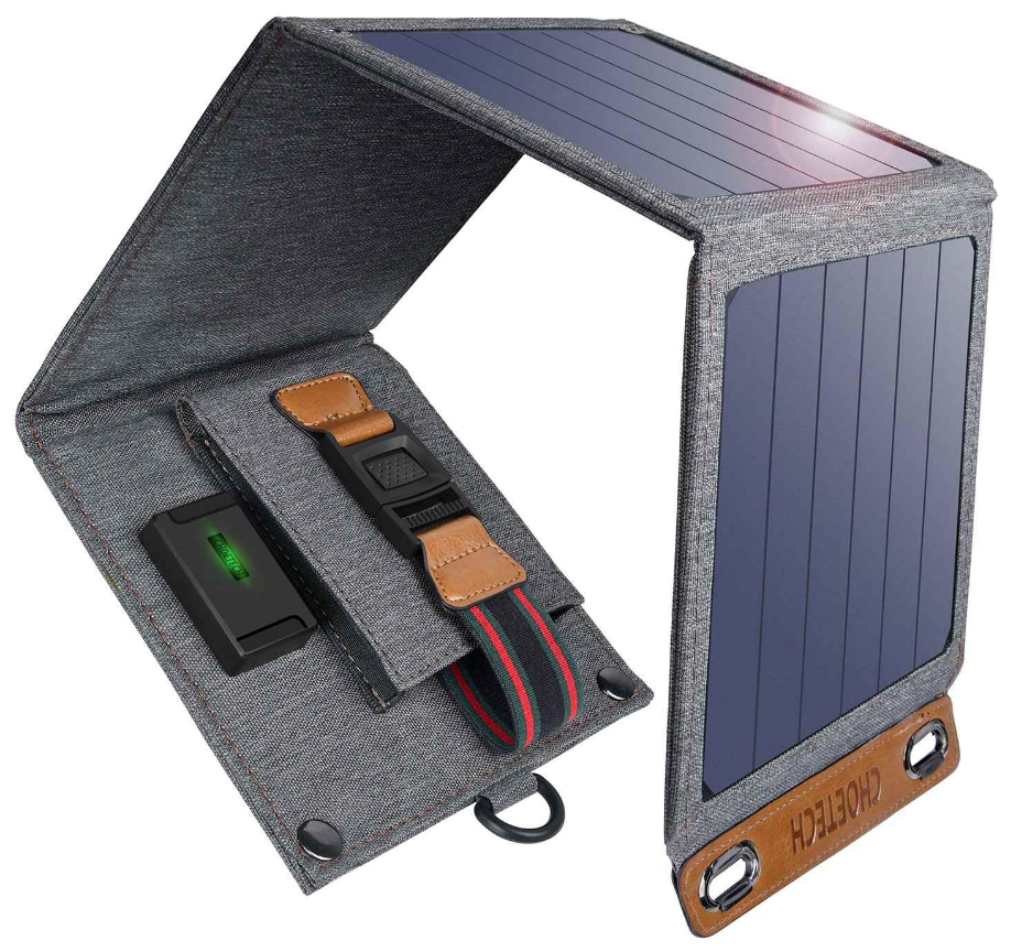 Портативная складная солнечная батарея - панель Choetech 14 Вт (SC004)