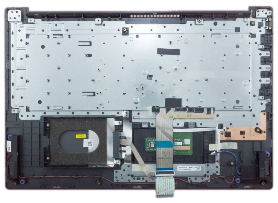 Клавиатура для ноутбука Lenovo V340-17IWL Русская черная с черным топкейсом