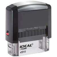 Текстовый штамп Trodat 4911/DB IDEAL копия верна пластик корпус: черный автоматический копия верна оттиск: синий ширина: 38мм высота: 14мм
