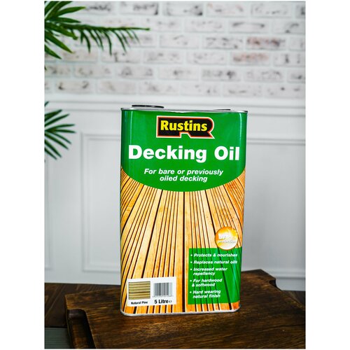 Масло террасное натуральный Кедр Natural Cedar 5л для защиты настила от износа ,УФ лучей,влаги и плесени