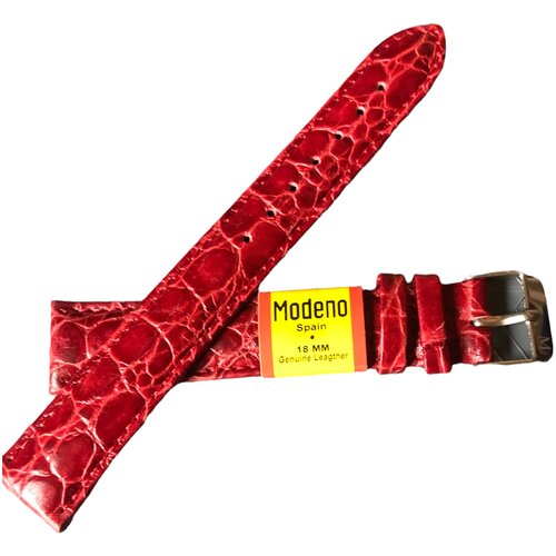 Ремешок Modeno, размер 18, красный