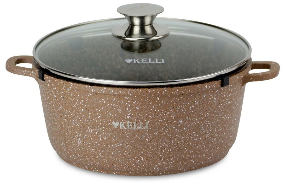 Kelli KL-4083-24 Кастрюля с гранитным покрытием 5,5л Kelli