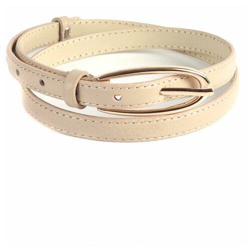 фото Ремень/ремень женский/натуральная кожа/meyninger/рн-2824/темно-коричневый/115/цельнокроеный/с пряжкой/подарочная коробка