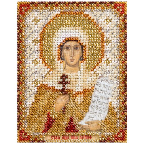 Набор для вышивания PANNA CM-1753 ( ЦМ-1753 ) Икона Святой мученицы Ники (Виктории) Коринфской набор для вышивания panna cm 1461 цм 1461 икона святой мученицы галины