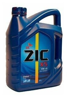 Моторное масло Zic X5 10W40 6л 172622