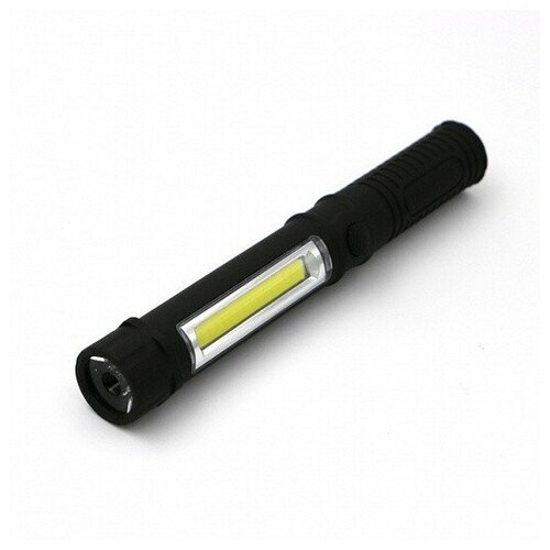 фото Яркий светодиодный фонарик на магните, черный meleon