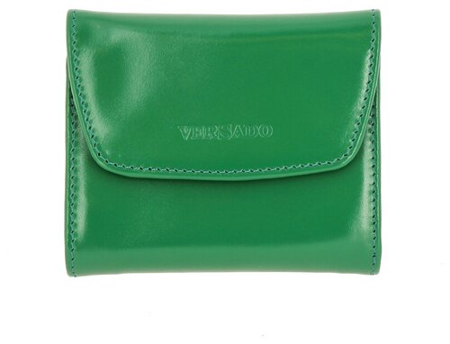 Кошелек Versado 172 green, фактура гладкая, зеленый