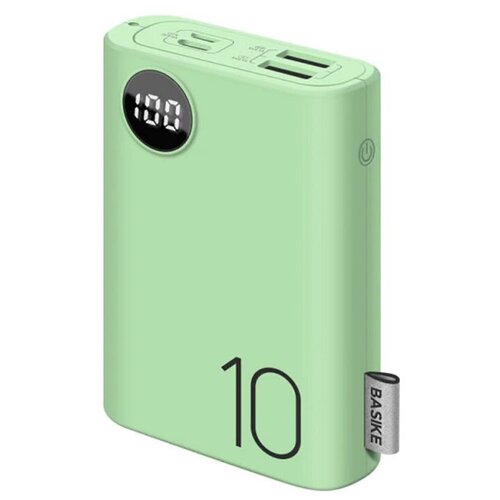 PowerBank BASIKE 10000mAh Зеленый 240500₽