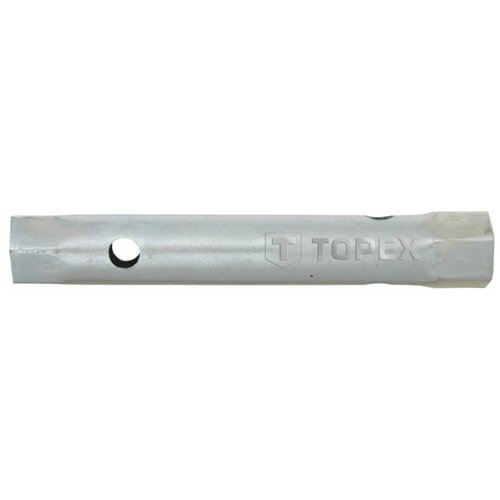 Ключ трубчатый Topex, двусторонний, 6 x 7 мм ключ торцевой двухсторонний 25x28 мм шестигранное сечение с отверстиями topex 35d940