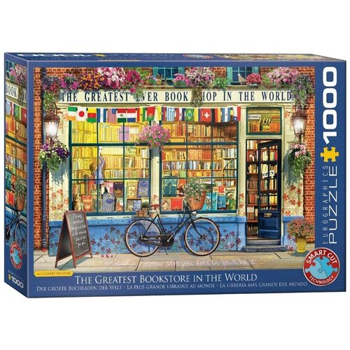 Пазл Eurographics 1000 деталей: Самый большой книжный магазин в мире пазл eurographics 1000 деталей ваш старый магазин игрушек