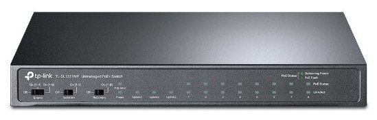 Коммутатор TP-Link TL-SL1311MP 8x100Mb 2G 1SFP 8PoE 124W неуправляемый