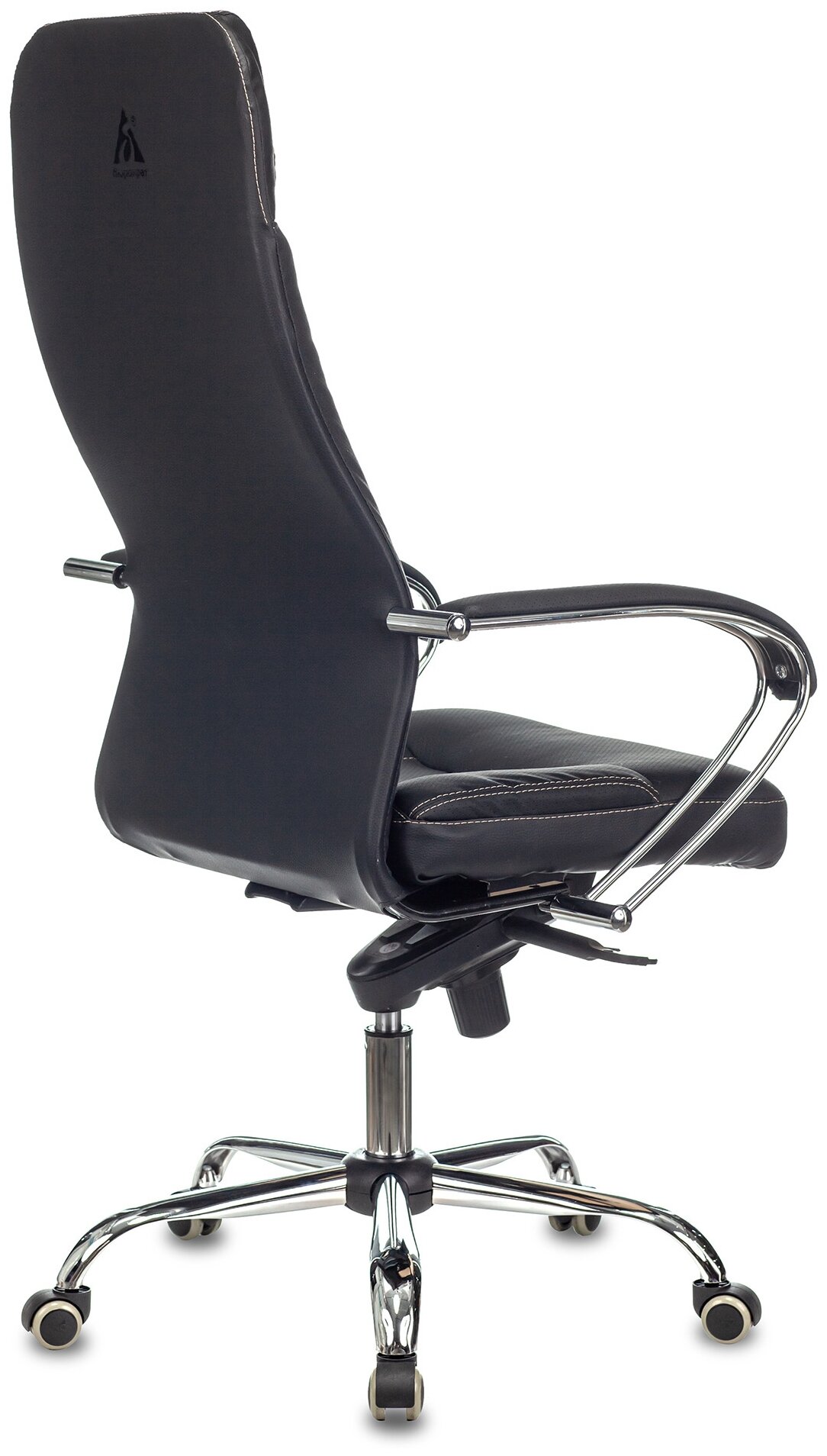 Офисное кресло бюрократ CH-609SL/ECO черный эко.кожа крестовина металл хром - фотография № 4