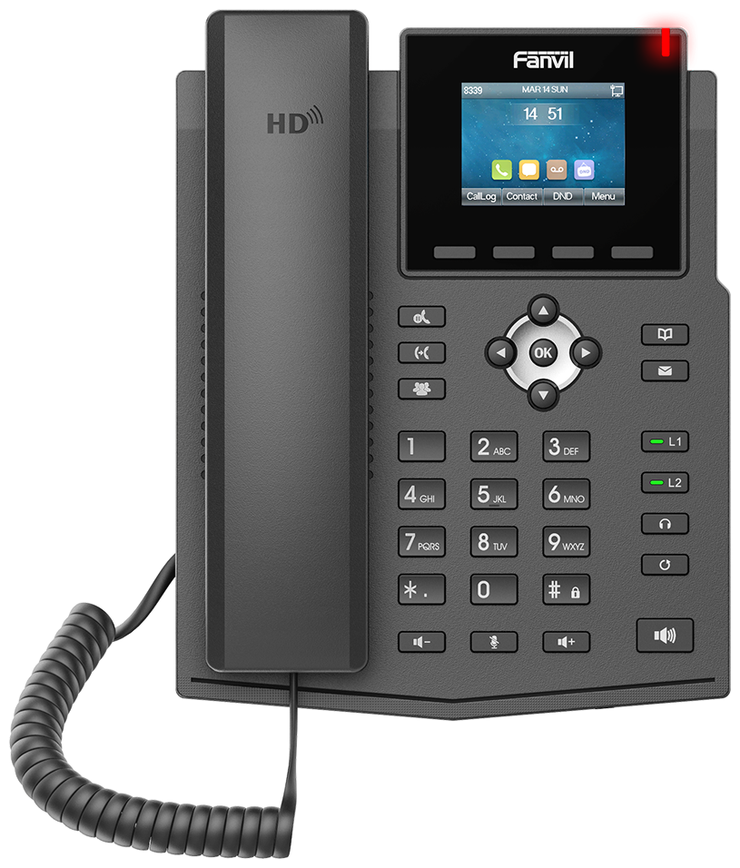 Телефон IP Fanvil X3S Pro черный - фото №2