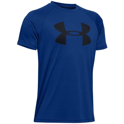 Футболка Under Armour Tech Big Logo Short Sleeve Синий Yxl 1351850-400